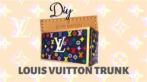 diy louis vuitton trunk|More.